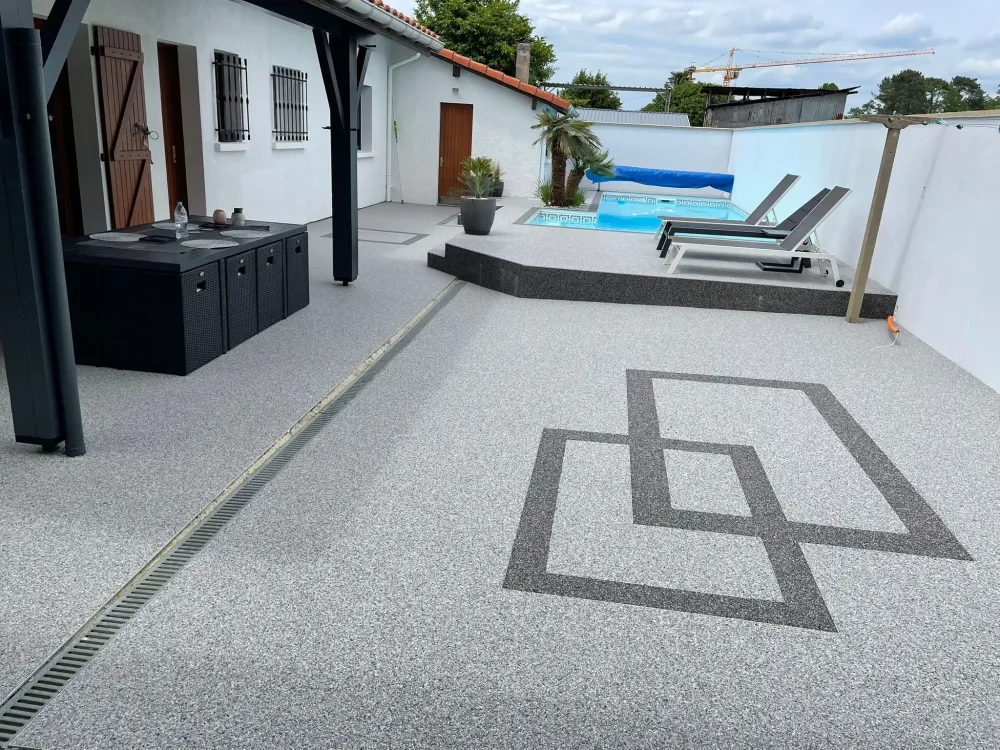 Terrasse résine à Saint-Paul-lès-Dax